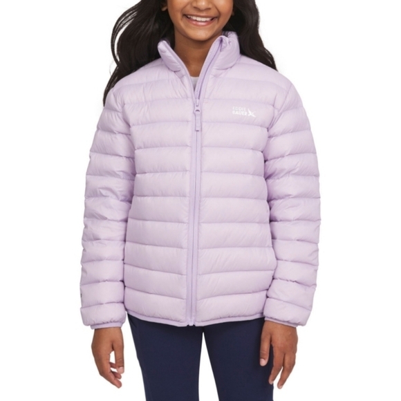 Eddie Bauer Girls Packable Jacket. Color: Pastel Lilac. Size Small (6-7). New. - Picture 1 of 9